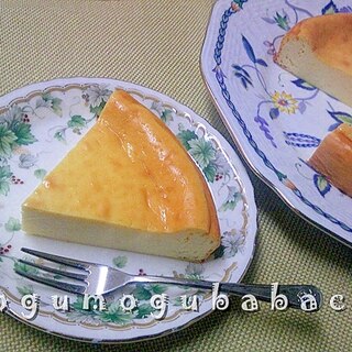 レシピ改良☆ライトなベイクドチーズケーキ